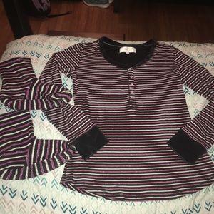 Victoria’s Secret Thermal Knit Pajama top Large